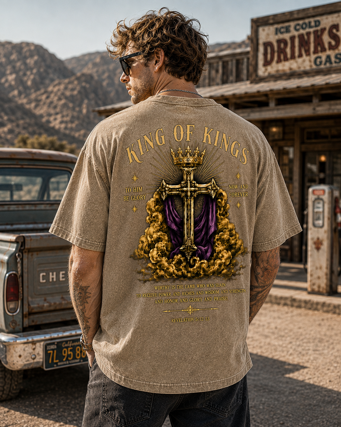King of Kings Vintage Washed Tee