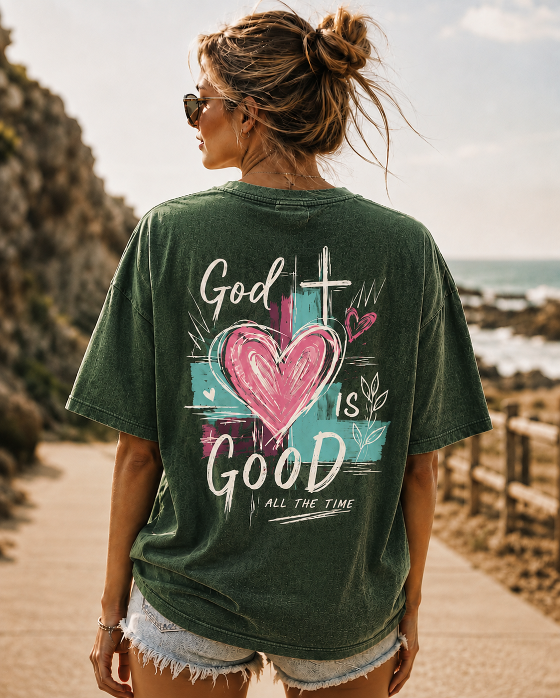 God Is Good Vintage Graphic Tee