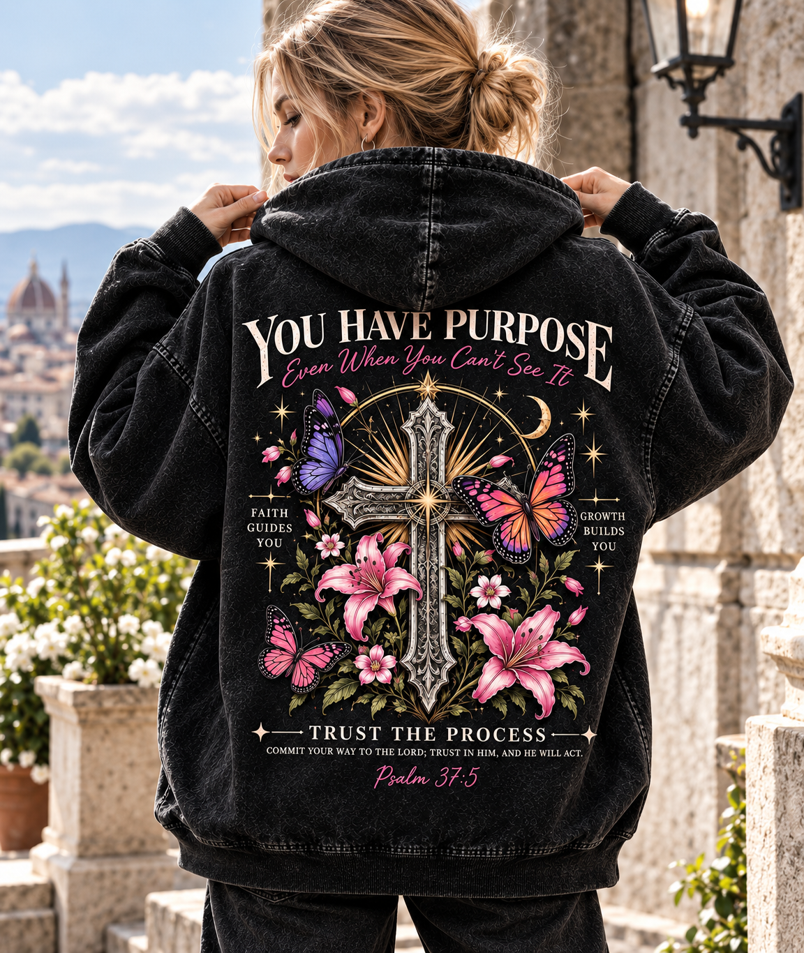 Purpose & Faith Vintage Hoodie