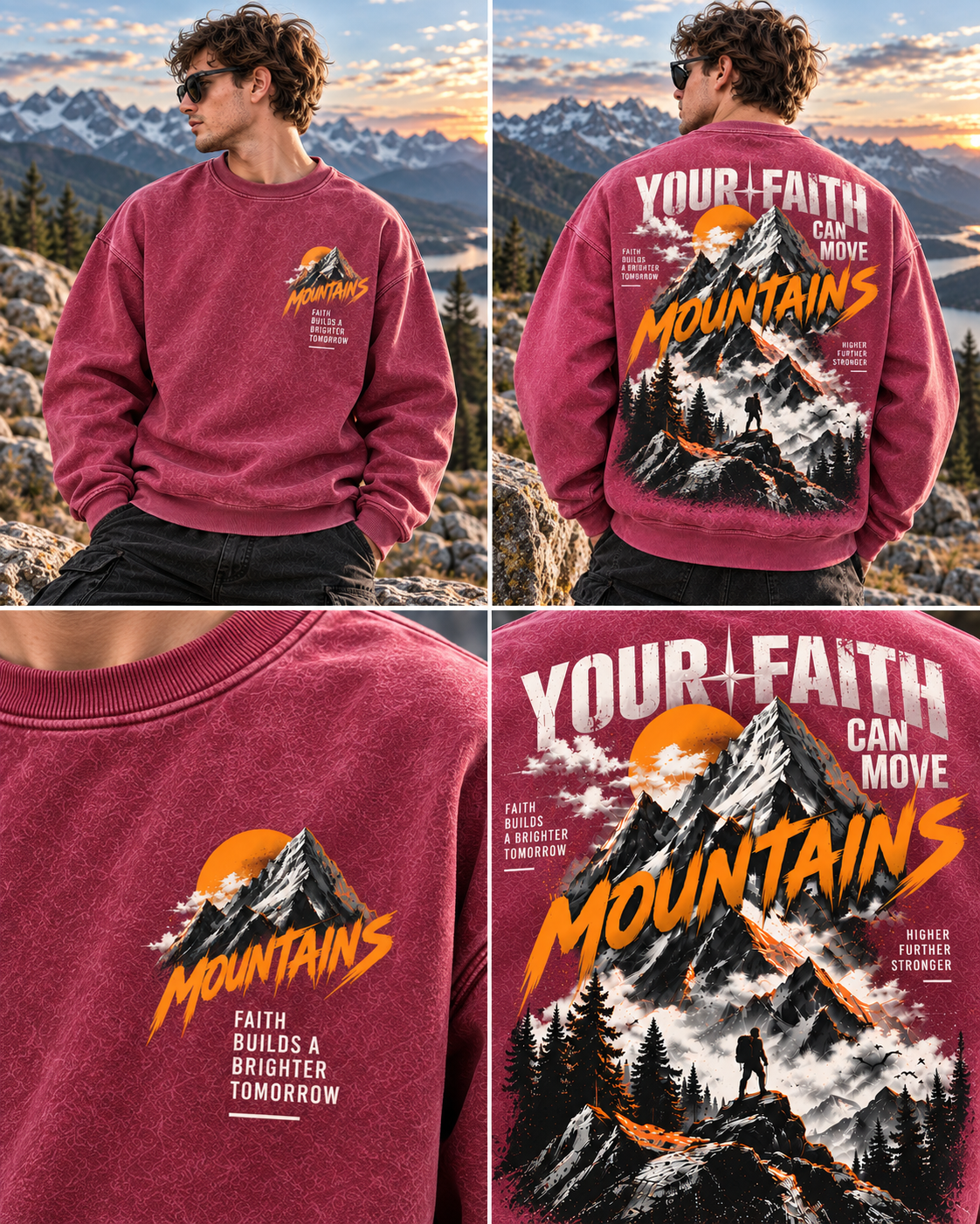 Faith Moves Mountains Sweatshirt