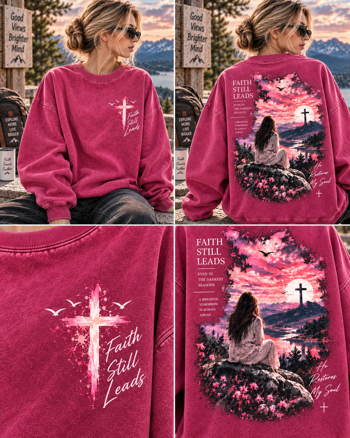 Faith Still Leads – Vintage Faith Sweatshirt