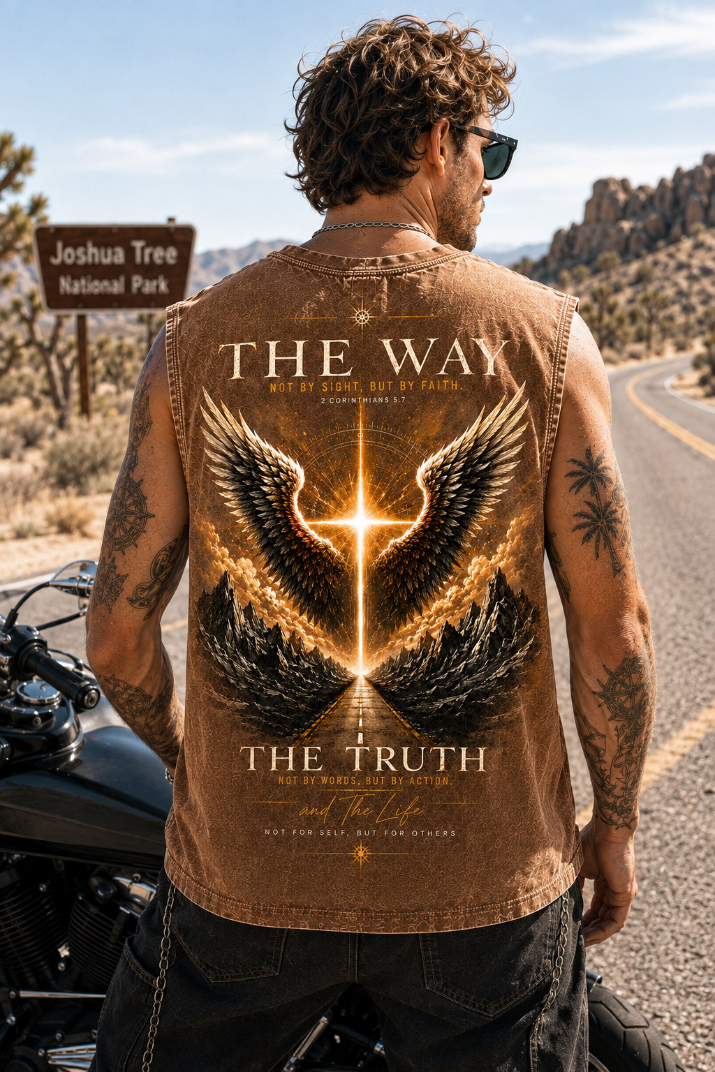 The Way – Vintage Faith Washed Black Tank