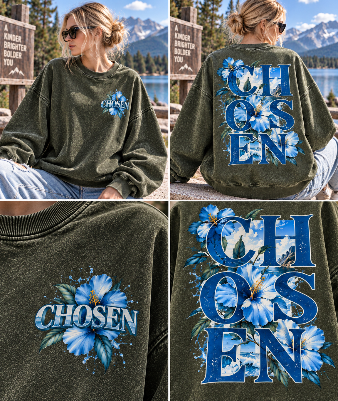CHOSEN Floral Vintage Sweatshirt 🌺