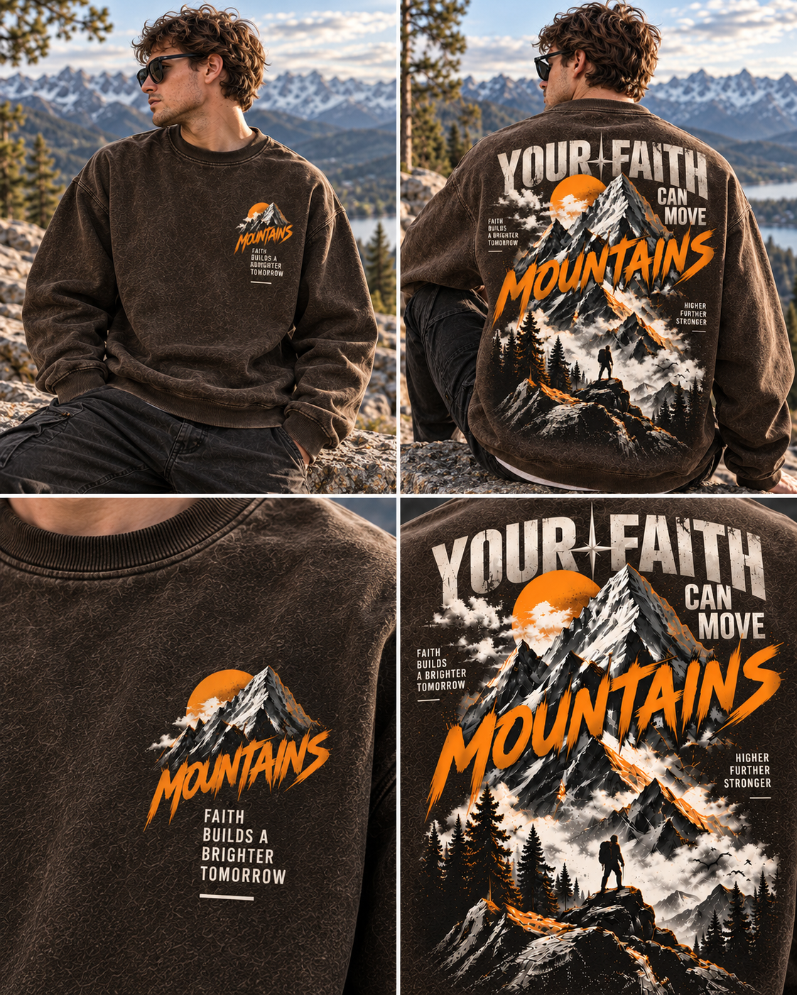 Faith Moves Mountains Sweatshirt