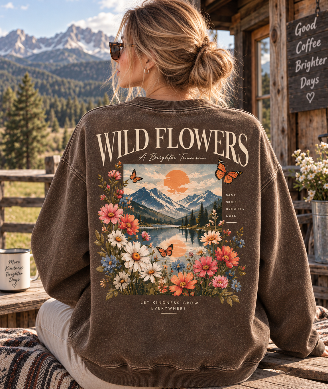 Wild Flowers – A Brighter Tomorrow Sweatshirt