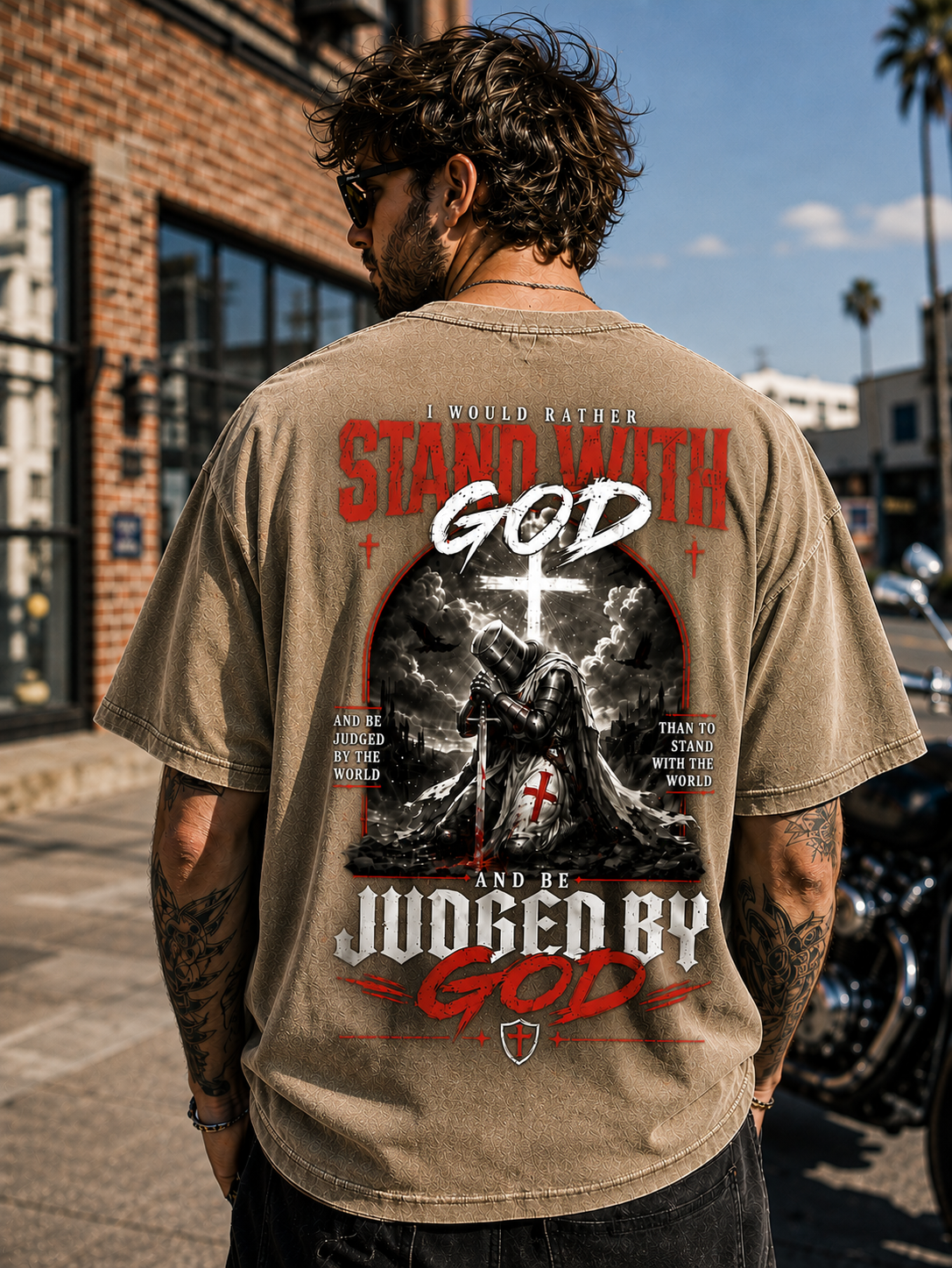 Faith Over Fear Vintage Graphic Tee