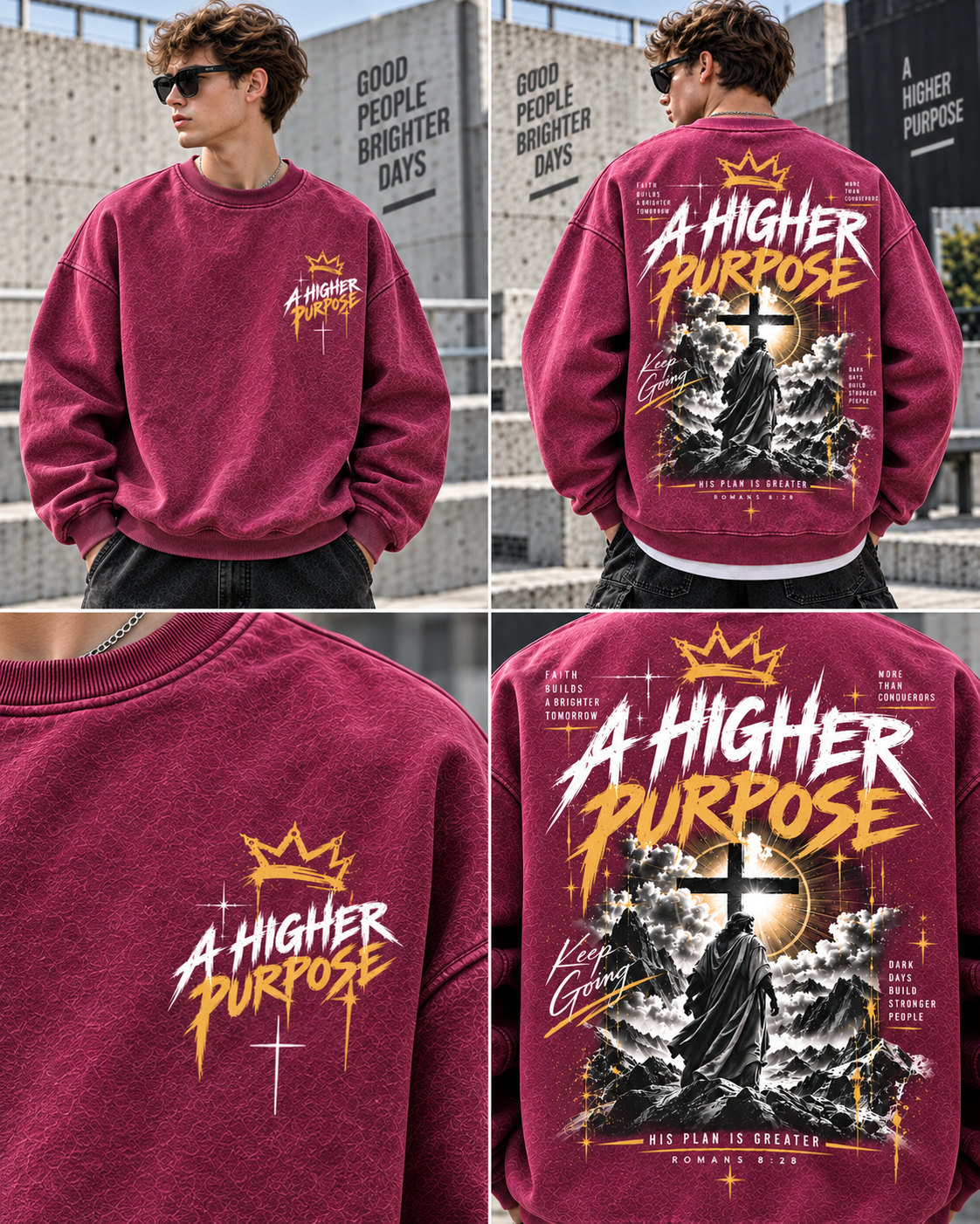 A Higher Purpose – Vintage Faith Sweatshirt