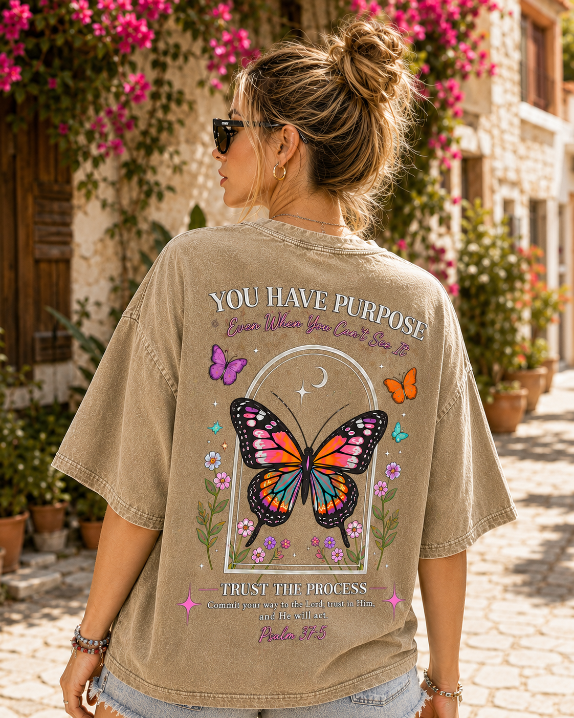 Purpose Butterfly Vintage Tee