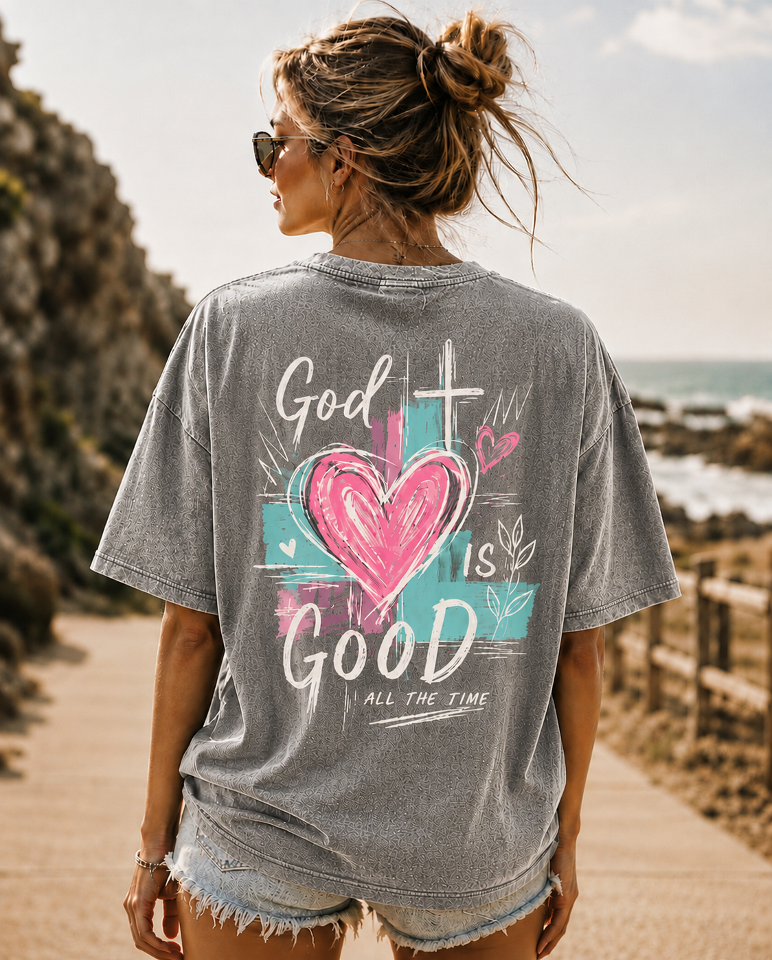 God Is Good Vintage Graphic Tee