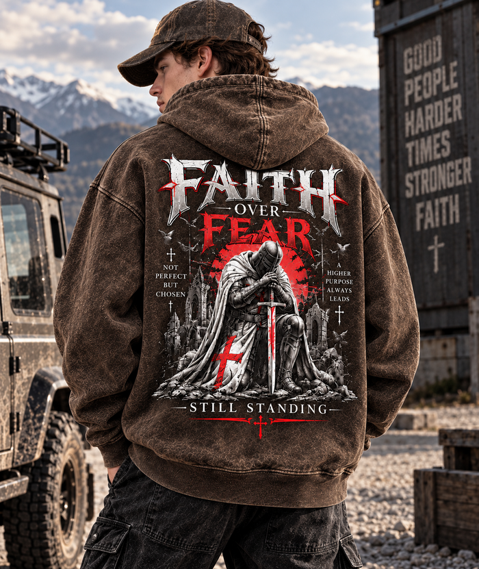 Faith Over Fear – Still Standing Hoodie