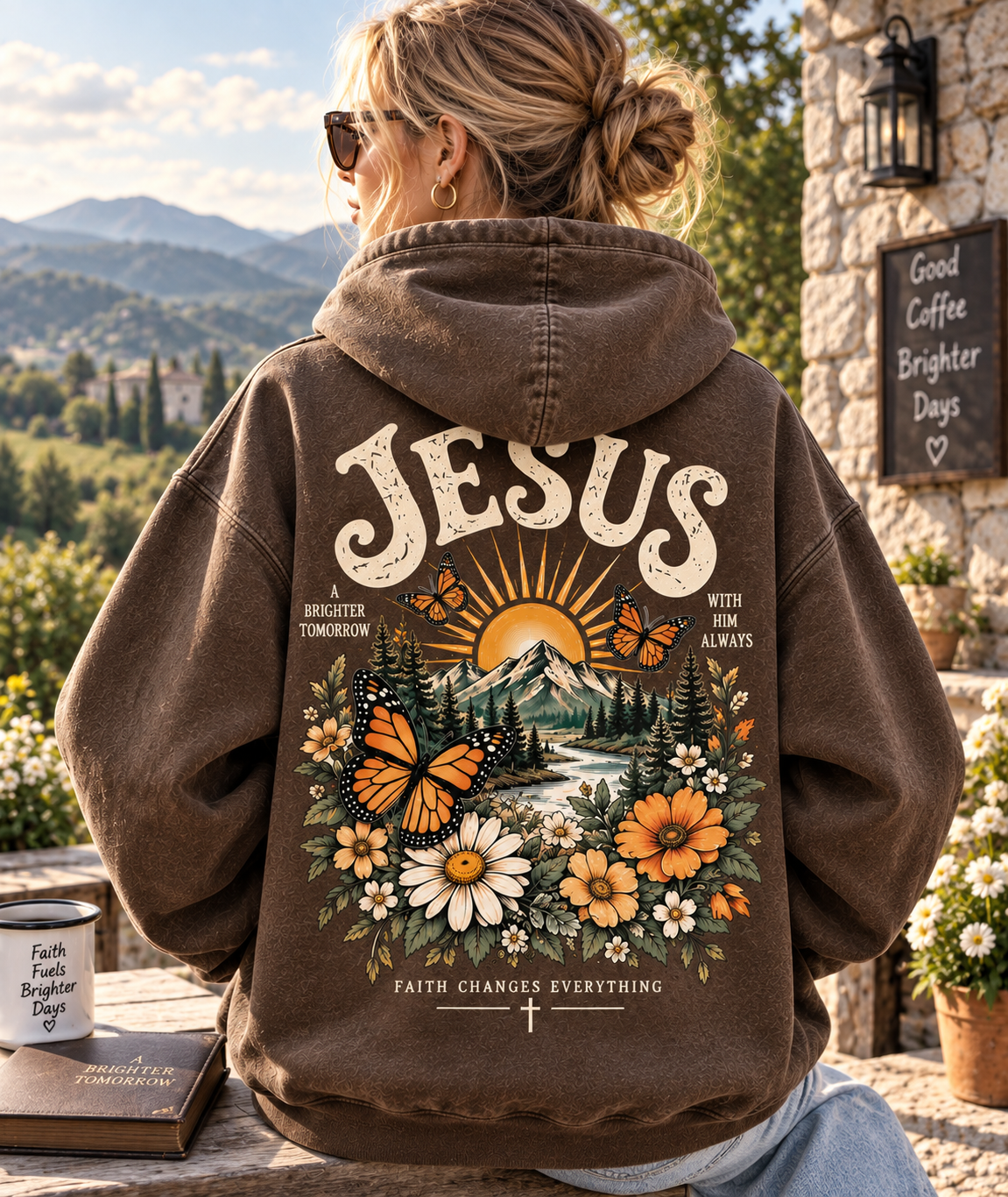 Jesus Faith & Brighter Days Hoodie