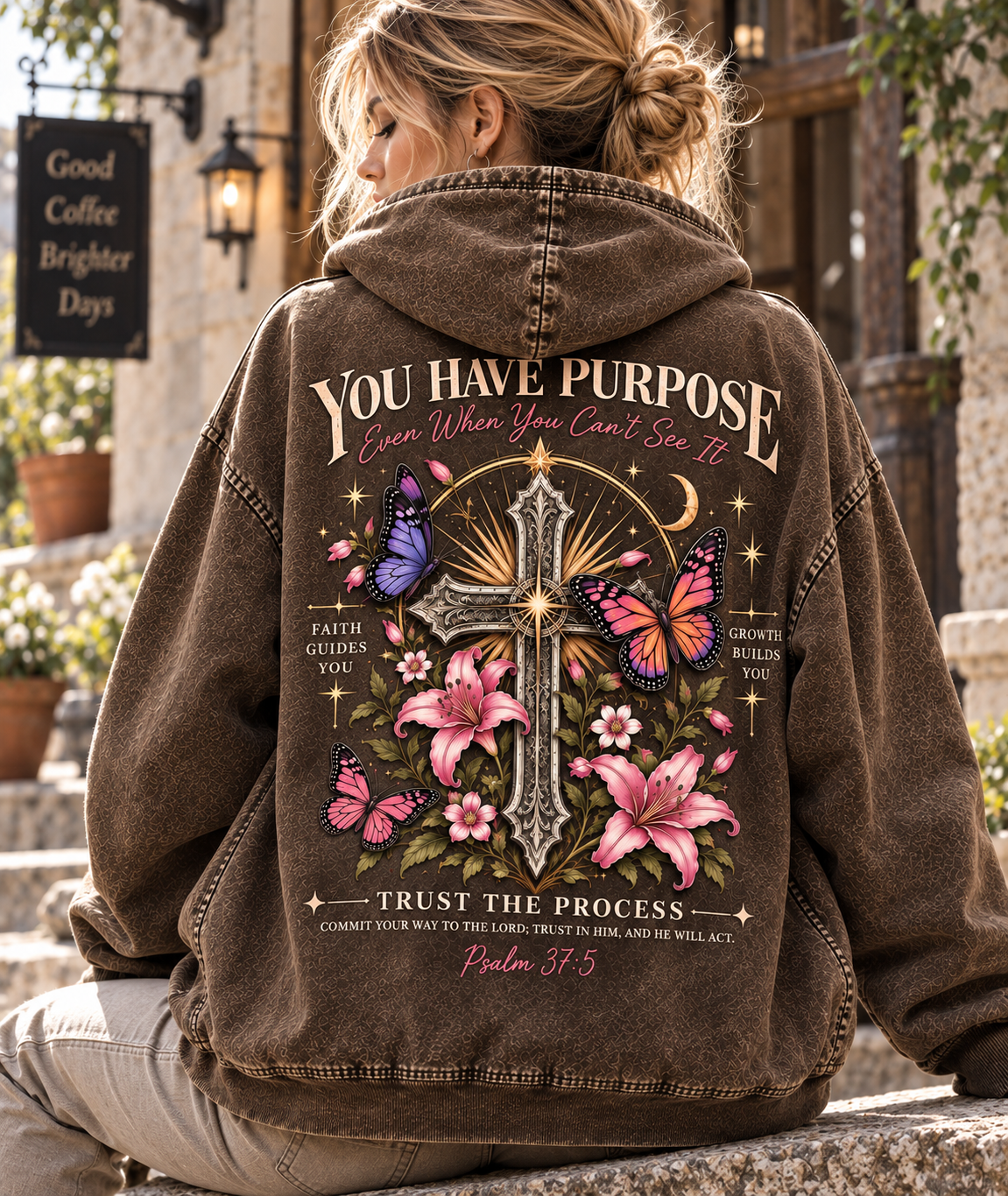 Purpose & Faith Vintage Hoodie