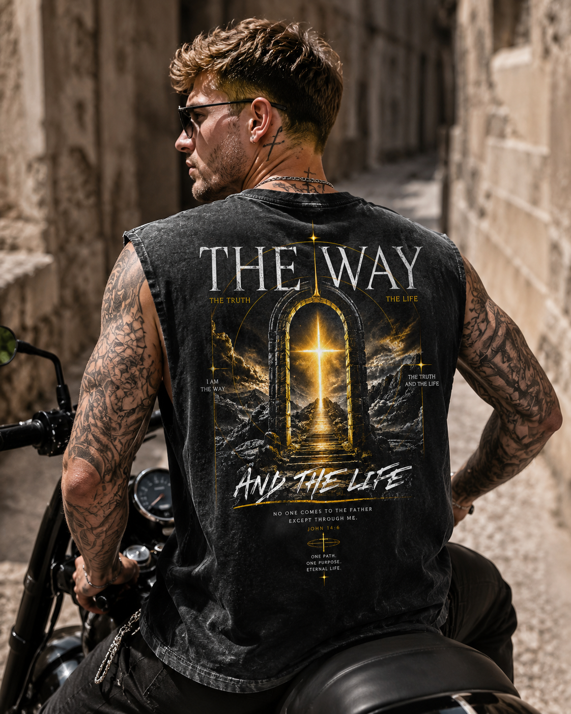 The Way – Vintage Faith Wash Tee