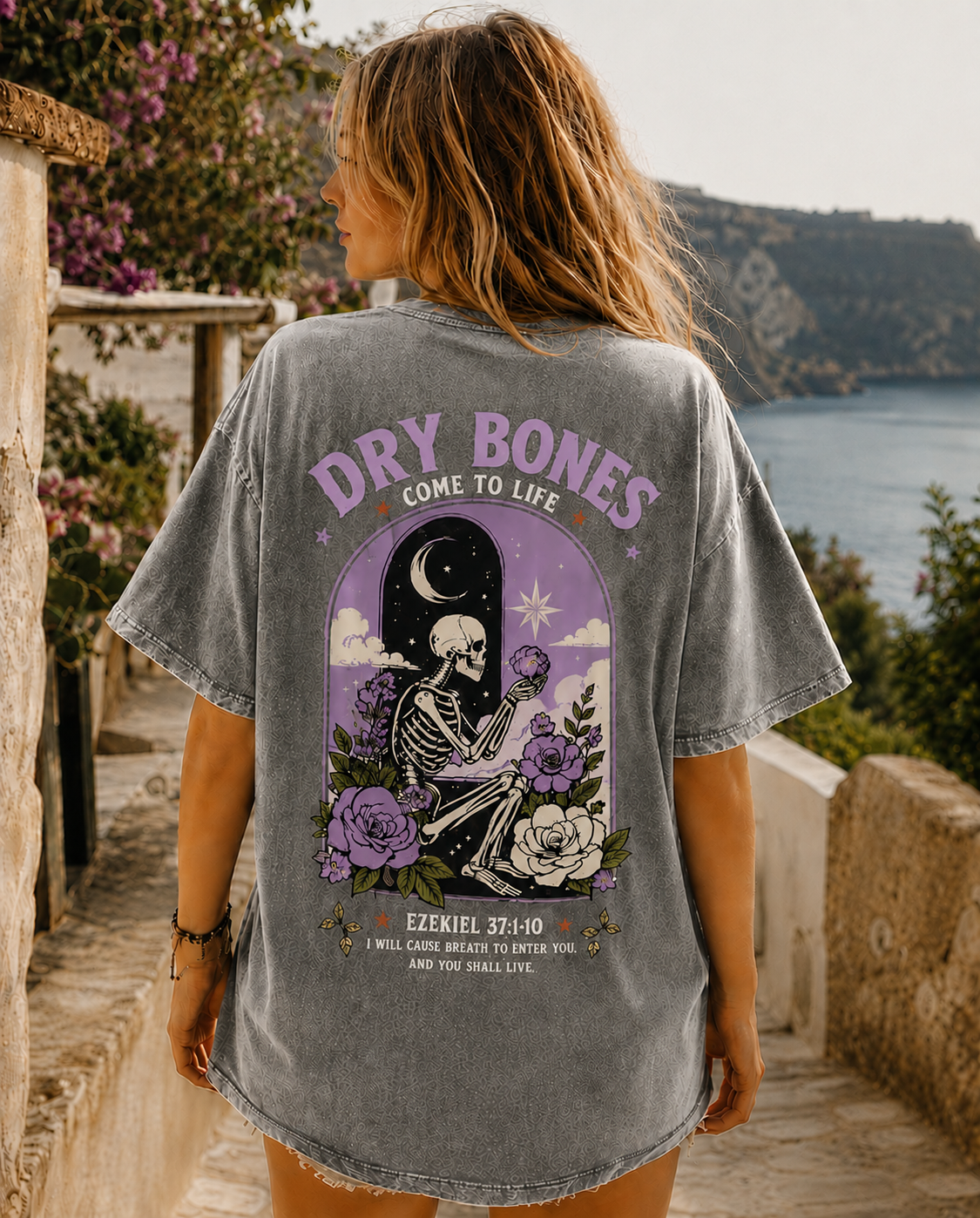 Dry Bones Come To Life Vintage Washed T-Shirt
