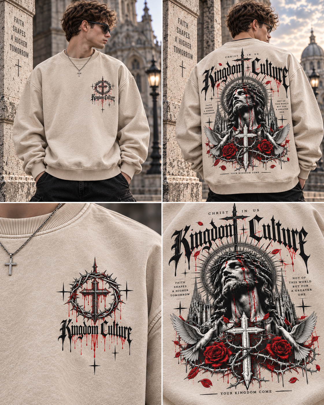 Kingdom Culture Vintage Washed Sweatshirt