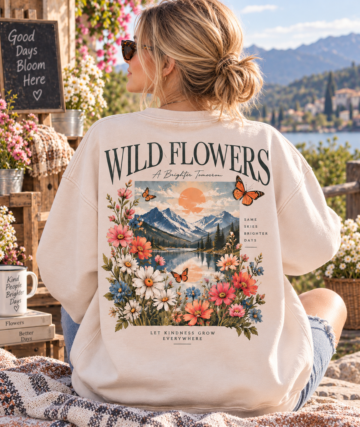 Wild Flowers – A Brighter Tomorrow Sweatshirt 🌼
