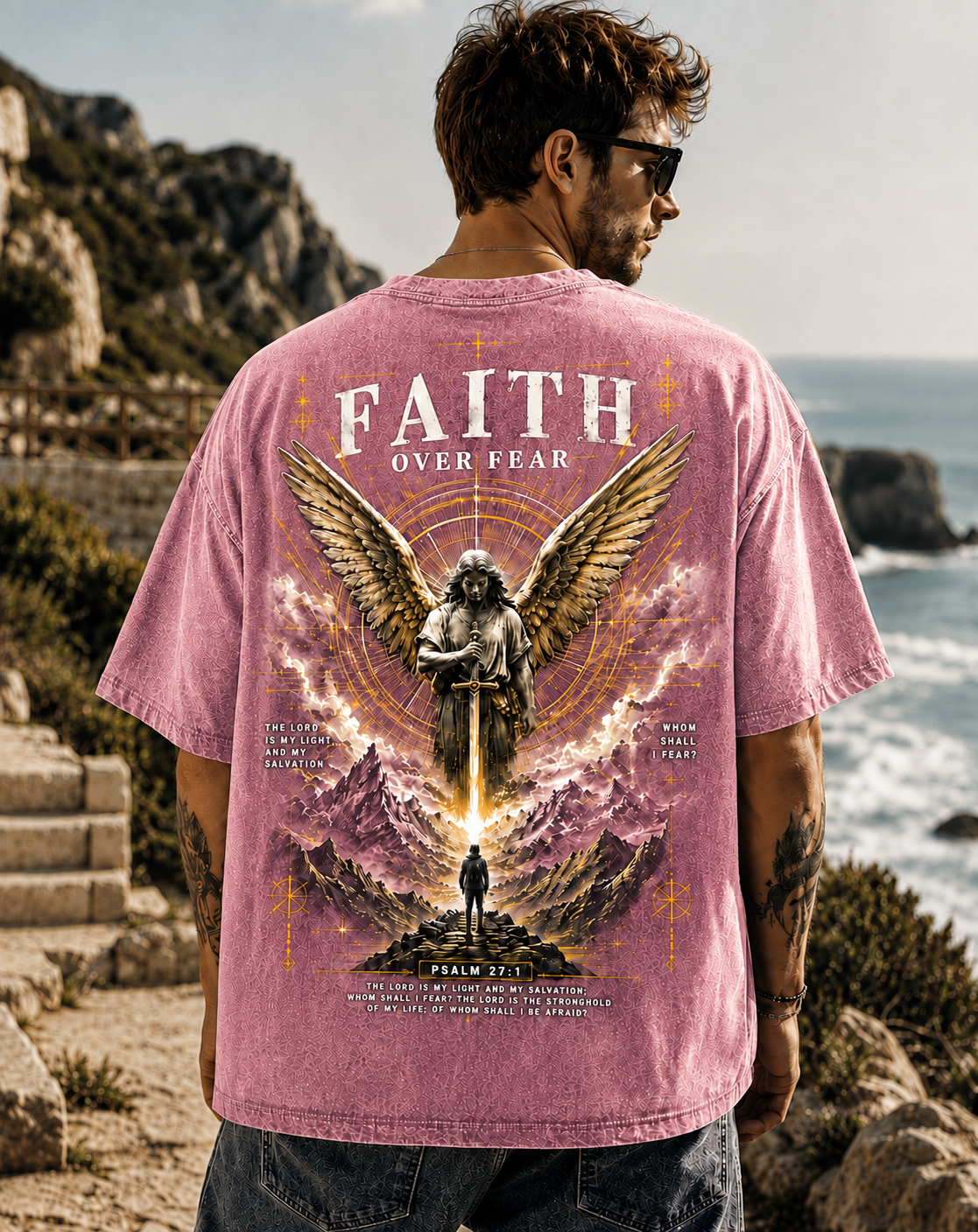 Faith Over Fear – Vintage Graphic T-Shirt