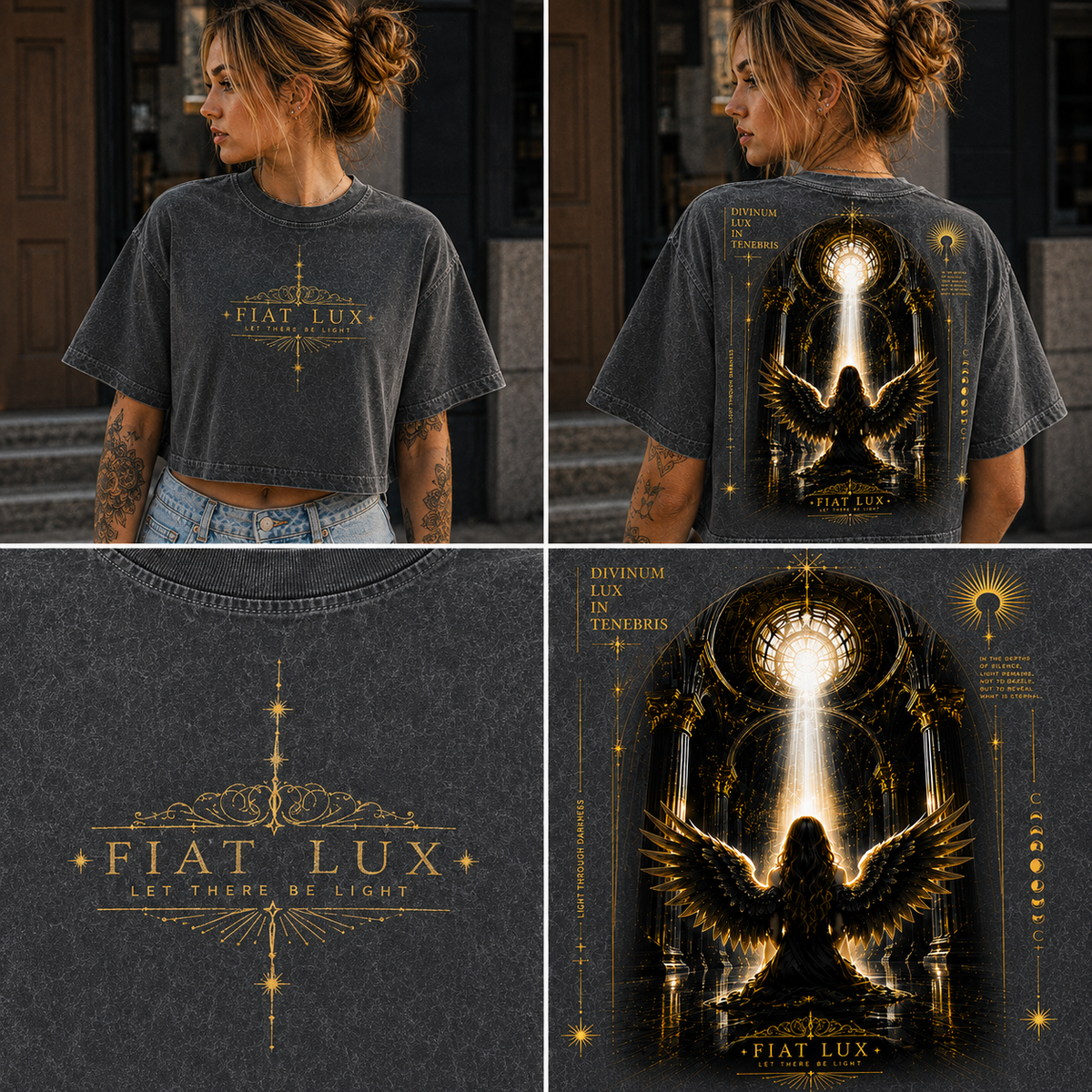 Fiat Lux – Angel of Light Tee