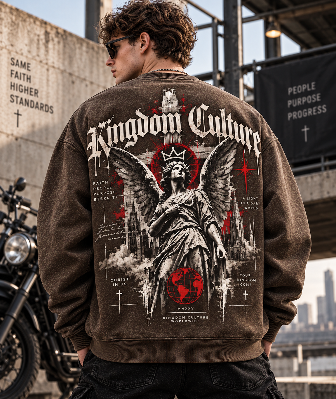 Kingdom Culture Vintage Wash Sweatshirt