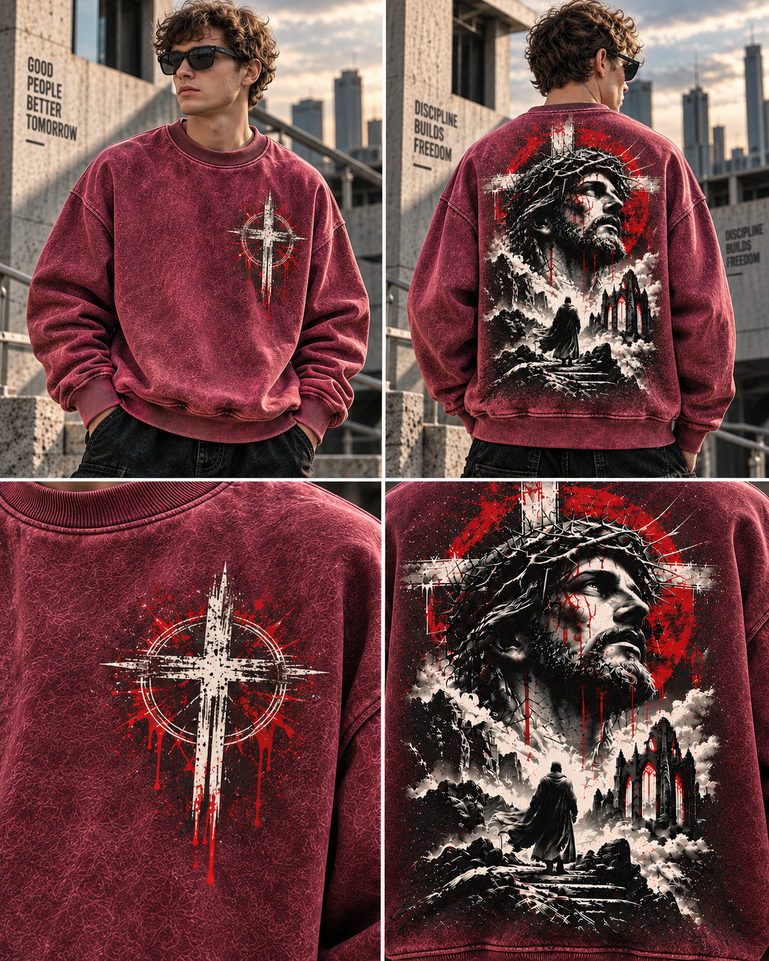 Faith & Ruins Vintage Sweatshirt
