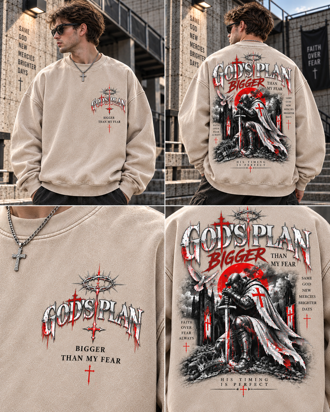 God’s Plan Vintage Faith Sweatshirt