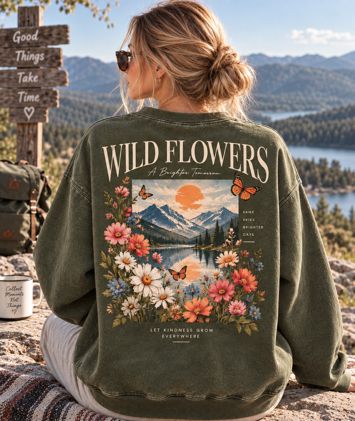Wild Flowers – A Brighter Tomorrow Sweatshirt