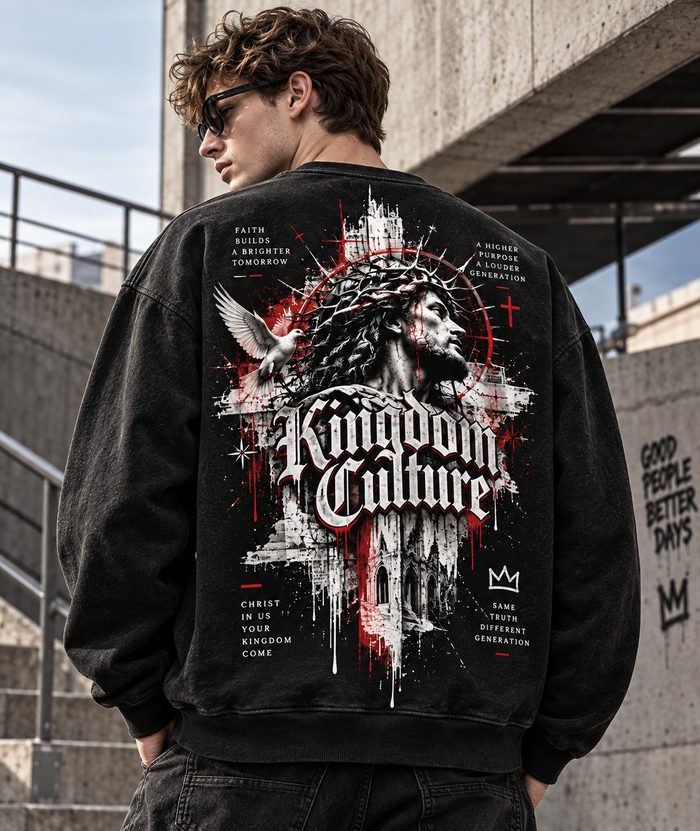 Kingdom Culture Vintage Washed Sweatshirt