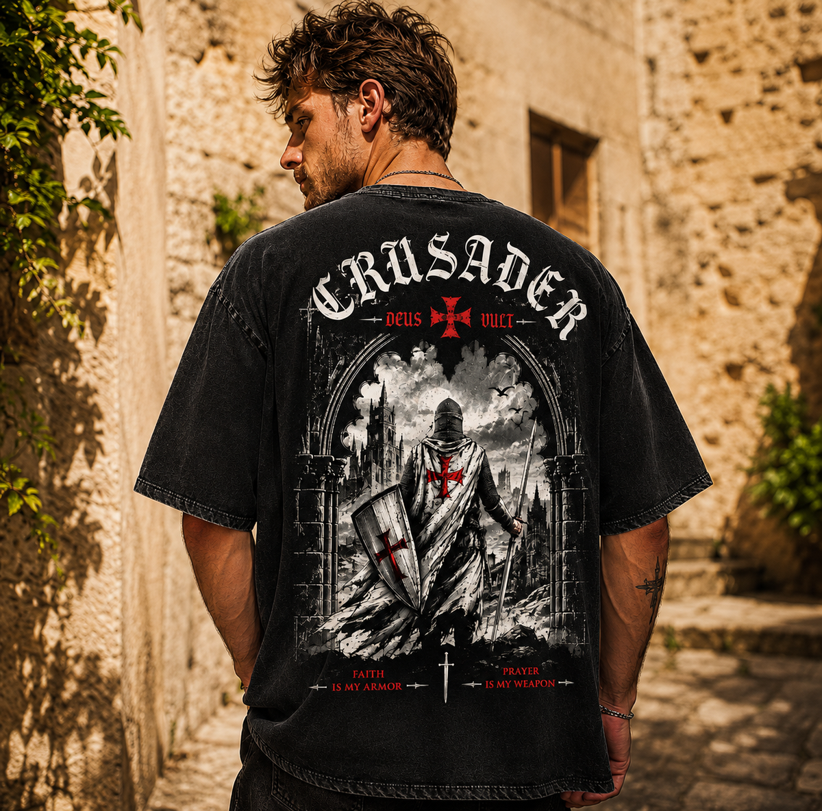 Crusader Vintage Oversized Tee