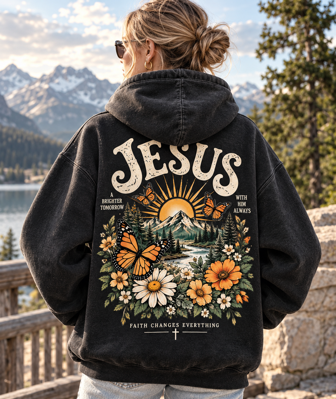 Jesus Faith & Brighter Days Hoodie