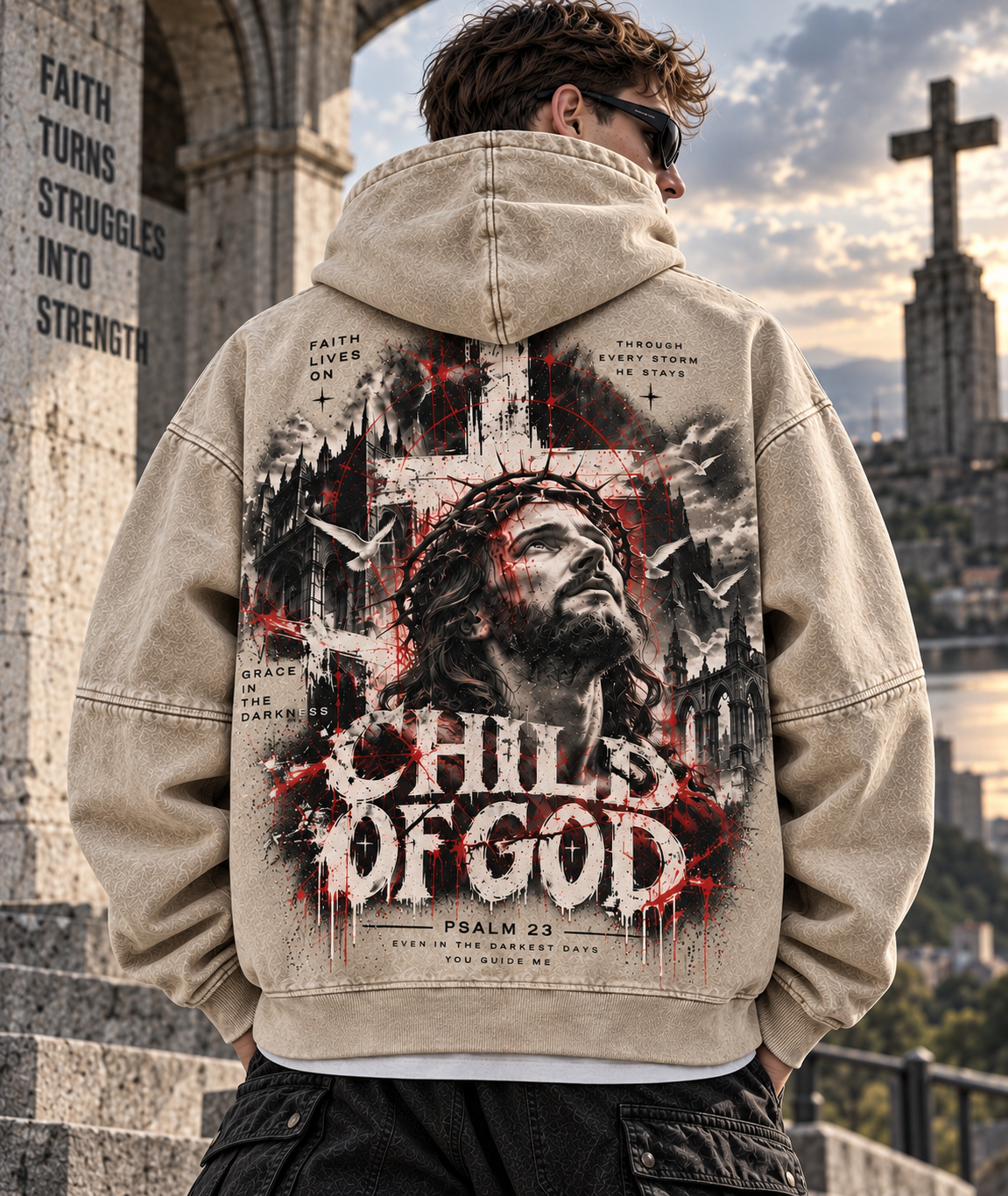 Children of God – Vintage Faith Hoodie