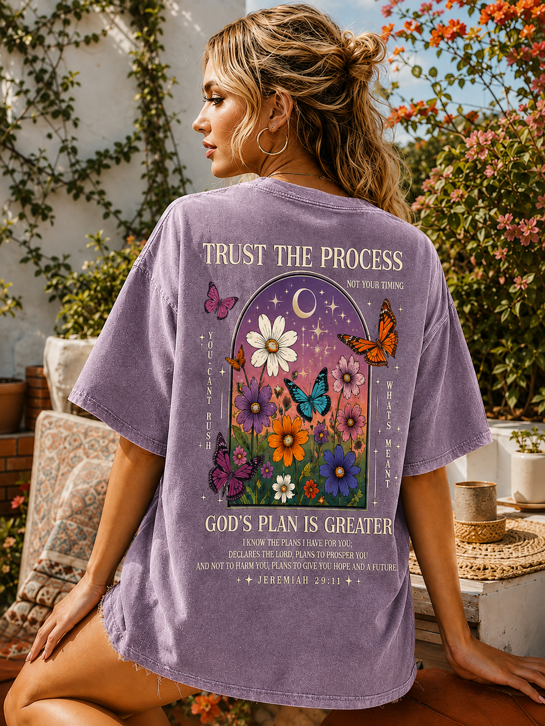 Trust The Process Vintage Graphic Tee