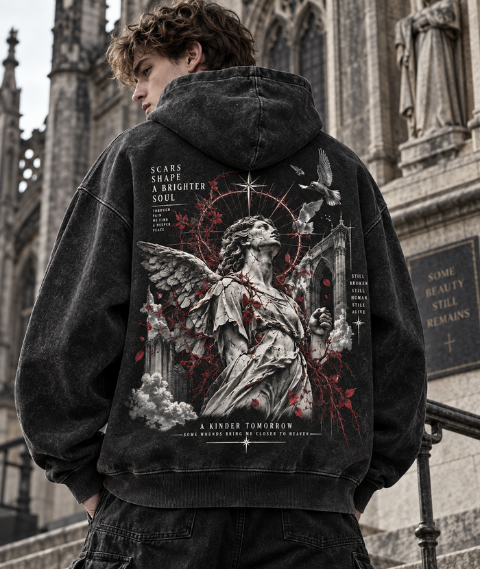 A Kinder Tomorrow – Gothic Angel Hoodi