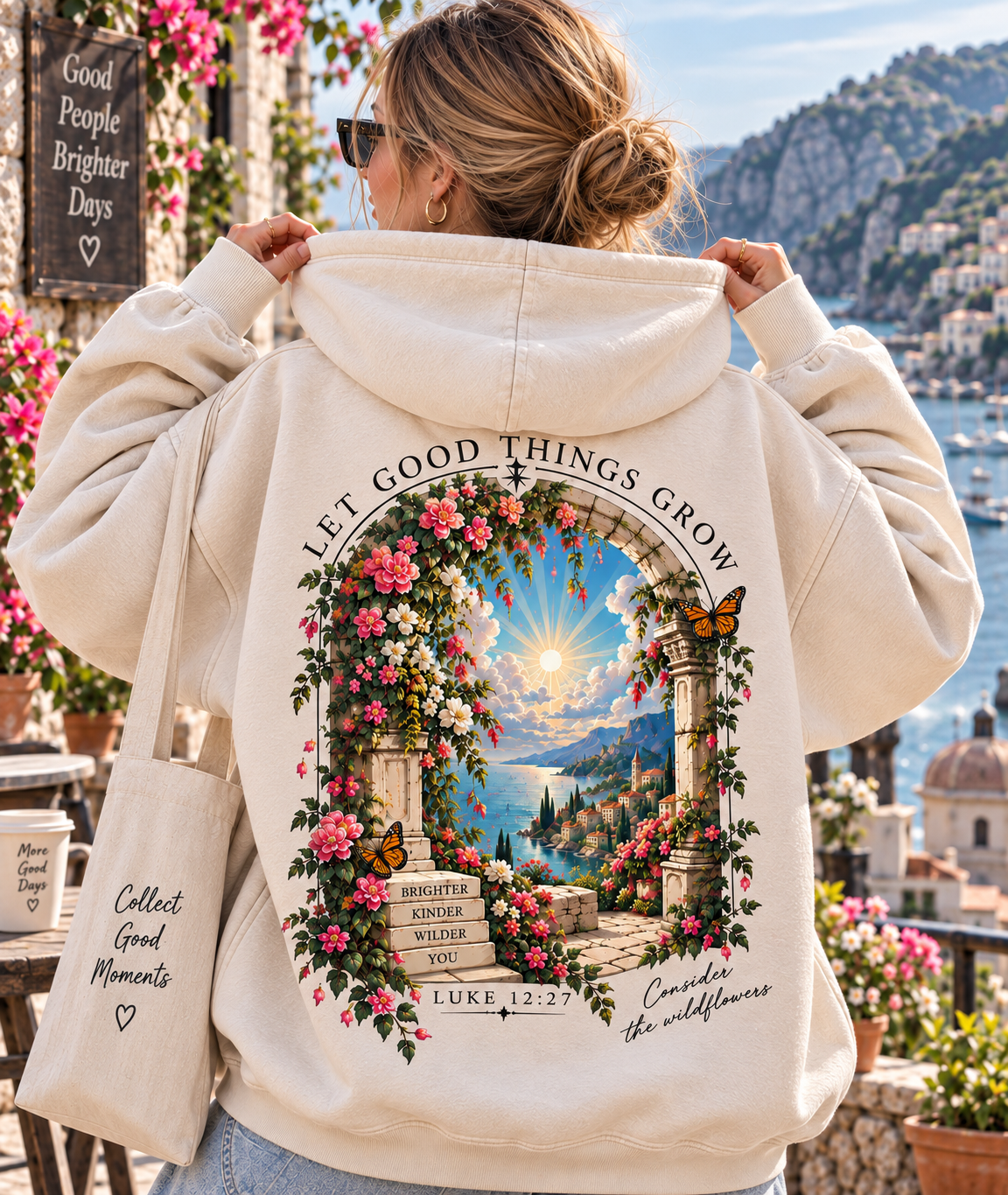 Vintage Wildflower Hoodie – Let Good Things Grow