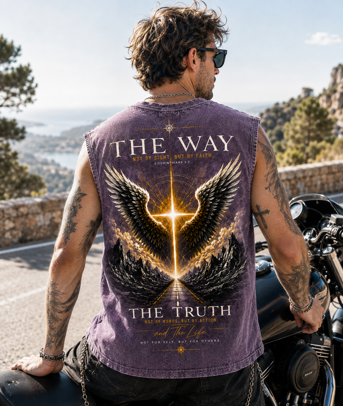 The Way – Vintage Faith Washed Black Tank