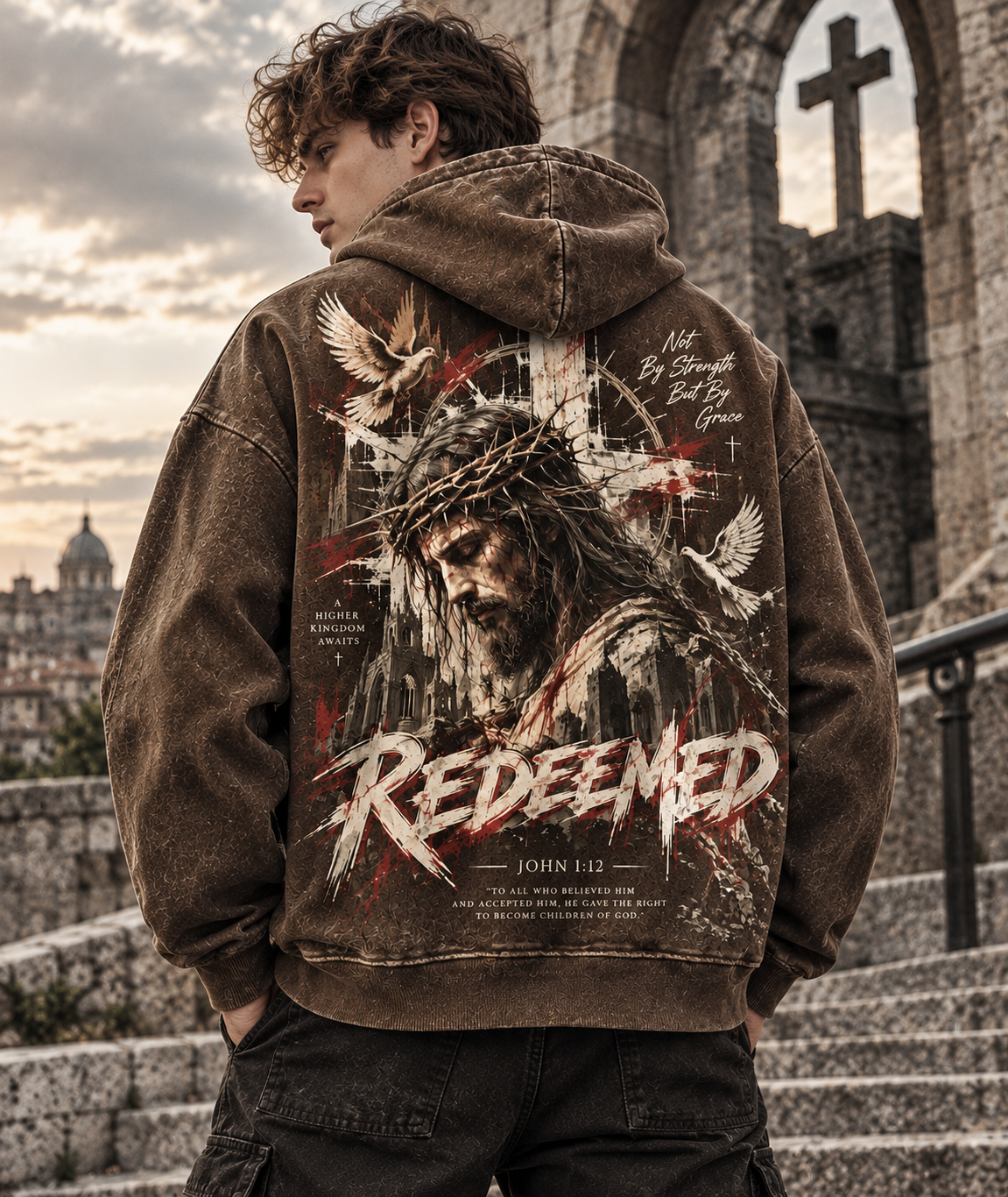 REDEEMED Faith Oversized Hoodie