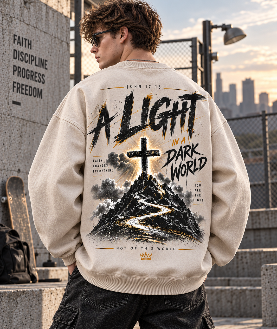 A Light Faith Vintage Sweatshirt