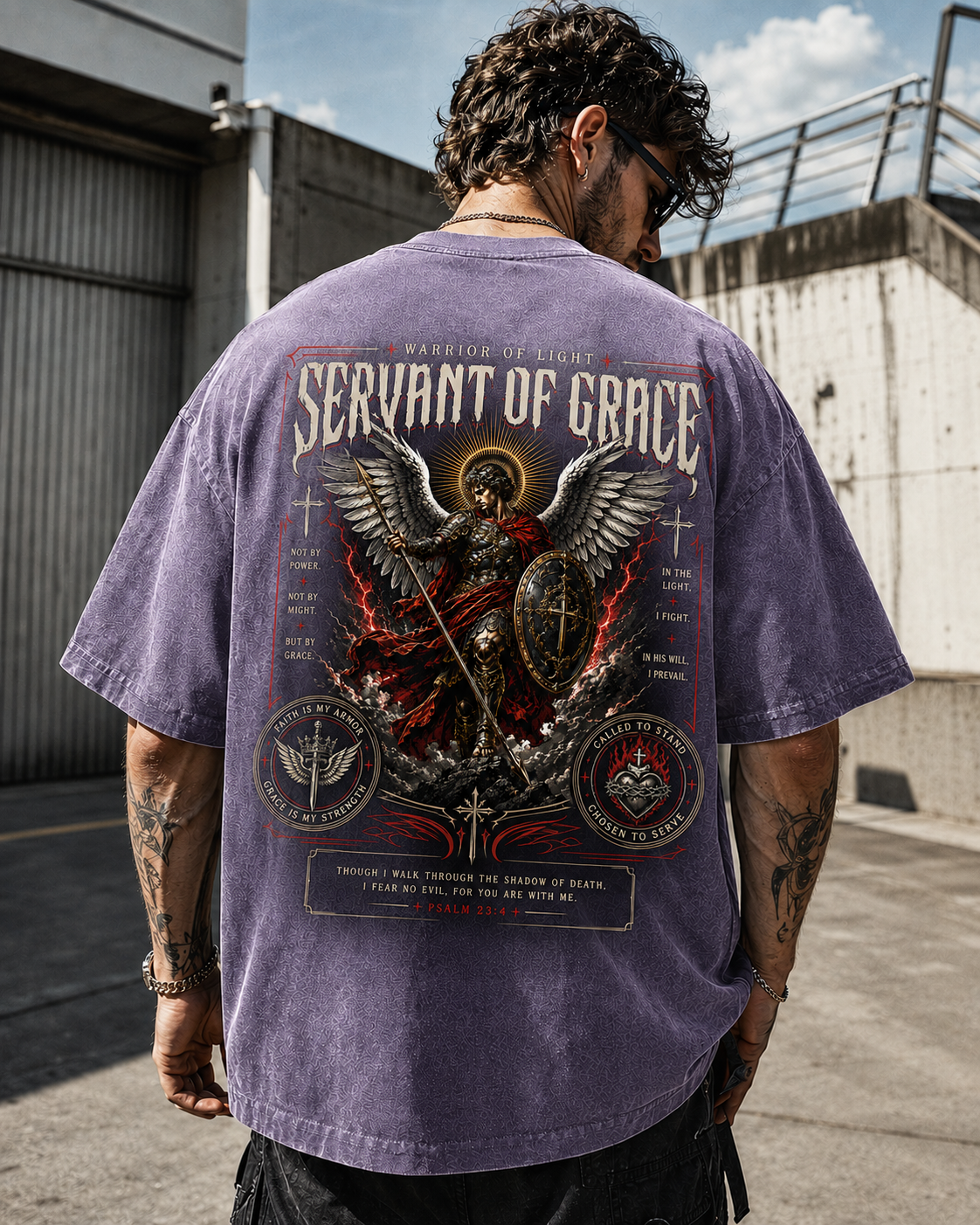 Warrior of Light Vintage Oversized Tee