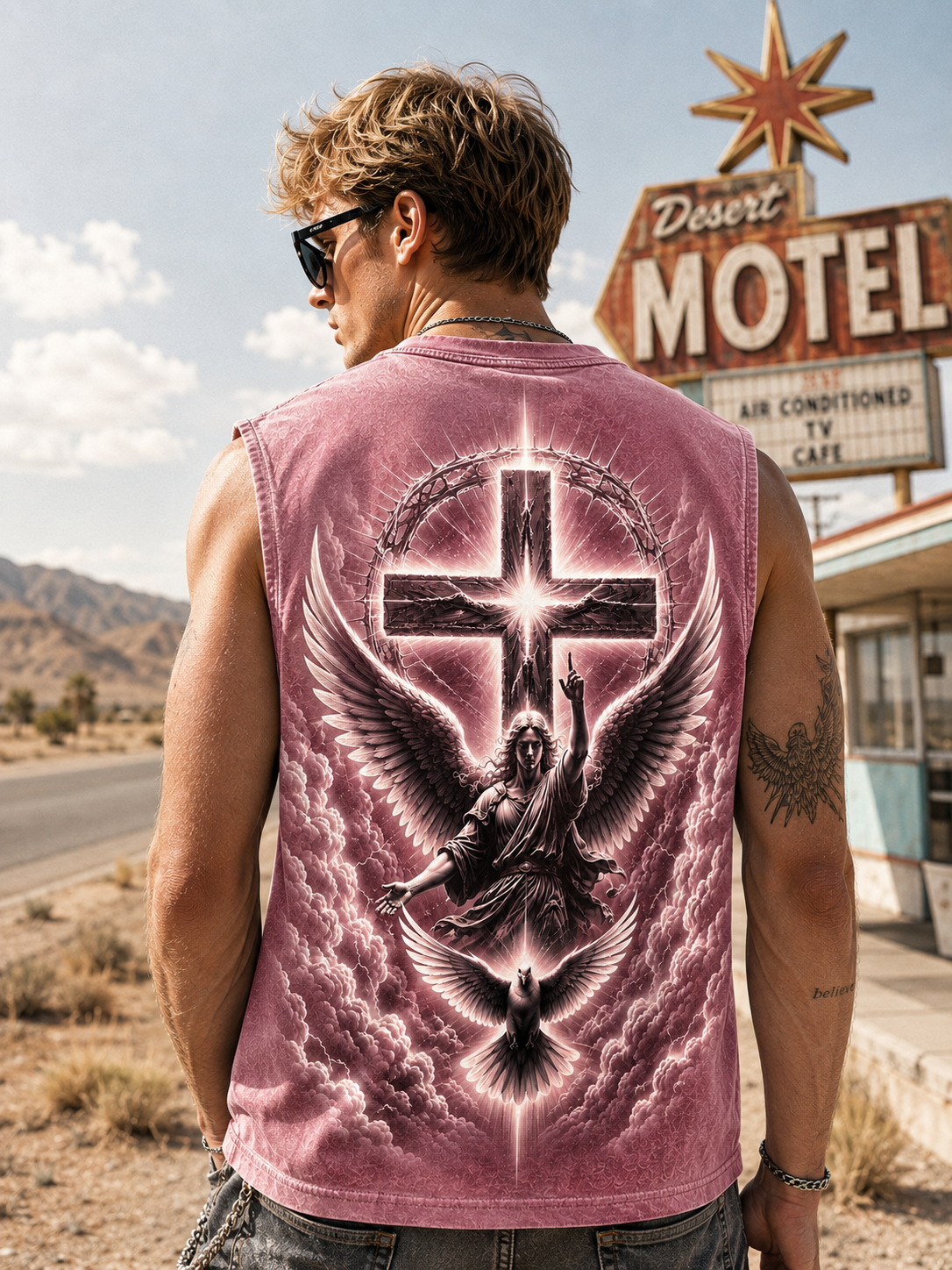 Jesus Angel Vintage Wash Tee