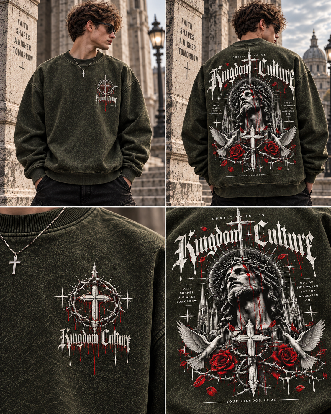 Kingdom Culture Vintage Washed Sweatshirt
