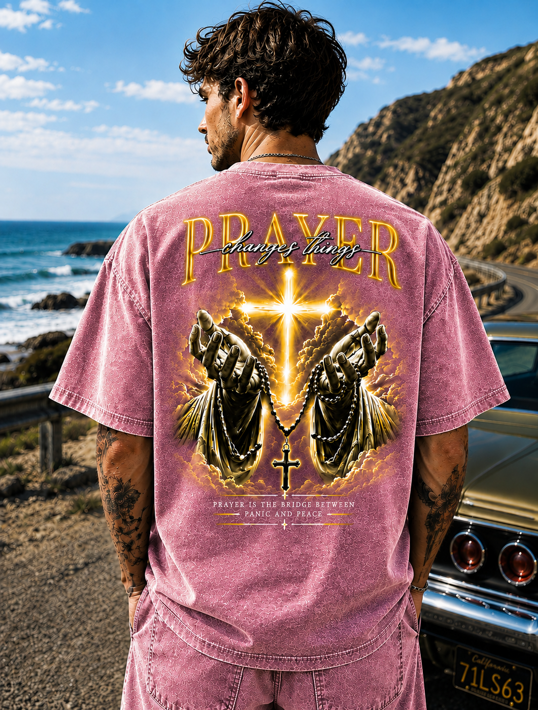 Prayer Changes Things — Vintage Washed Tee