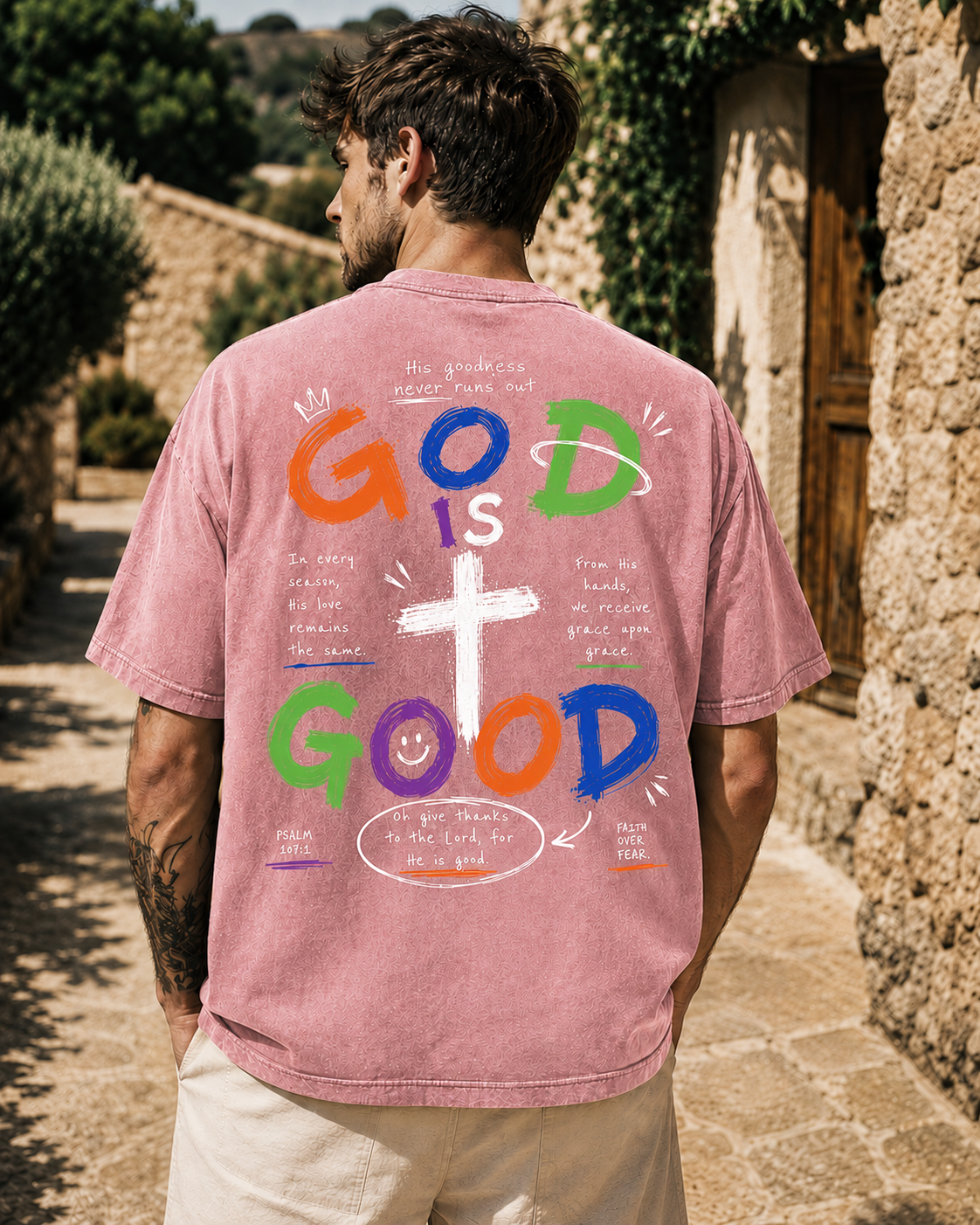 God Is Good Vintage Graphic T-Shirt