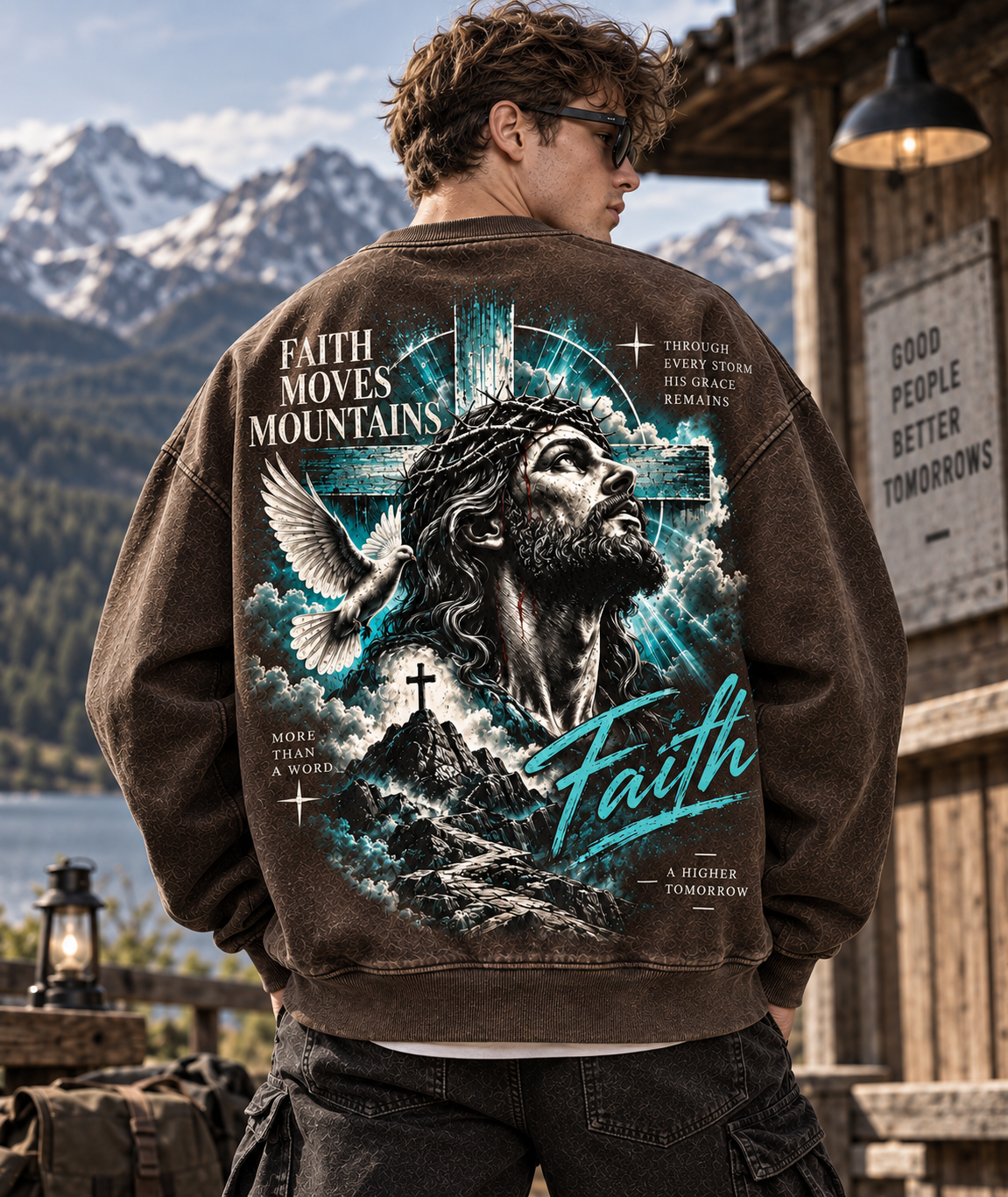 Faith Moves Mountains Sweatshirt