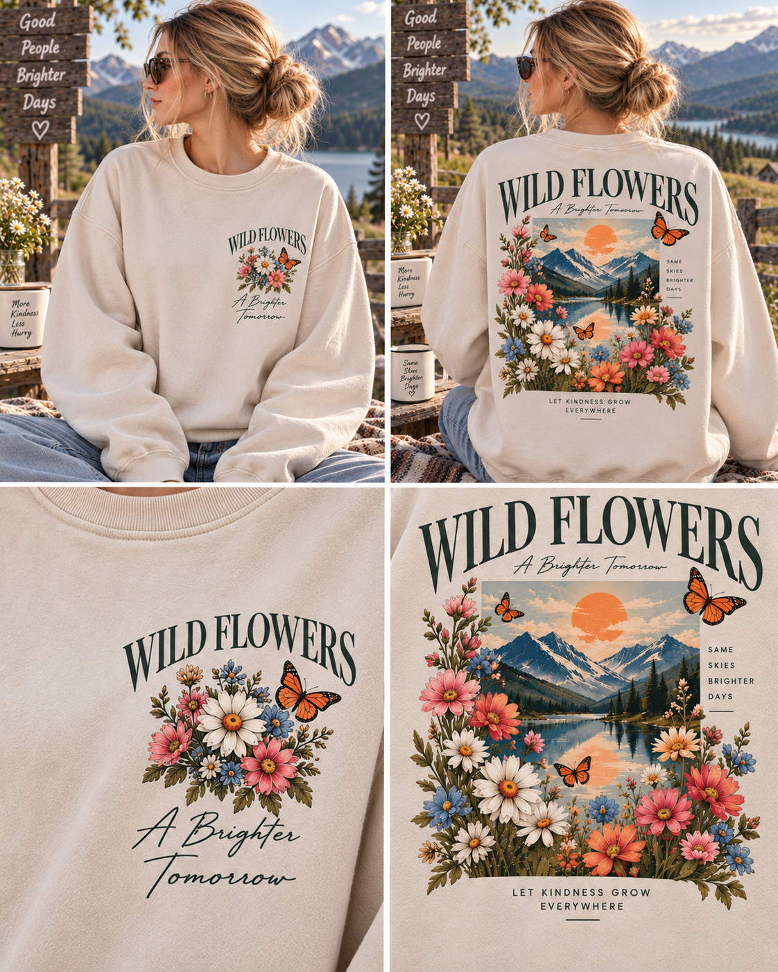 Wild Flowers – A Brighter Tomorrow Sweatshirt