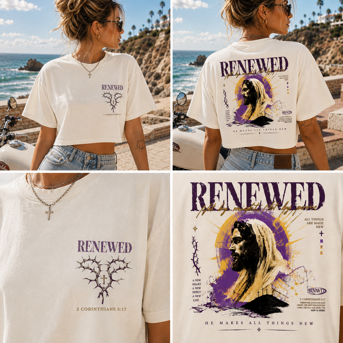 RENEWED Faith Graphic Crop Tee