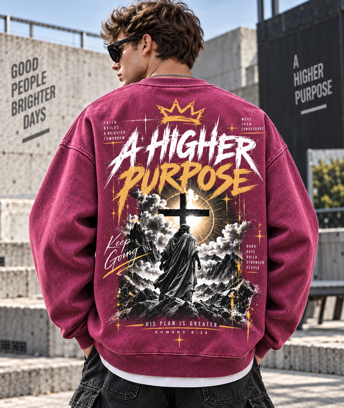 A Higher Purpose – Vintage Faith Sweatshirt
