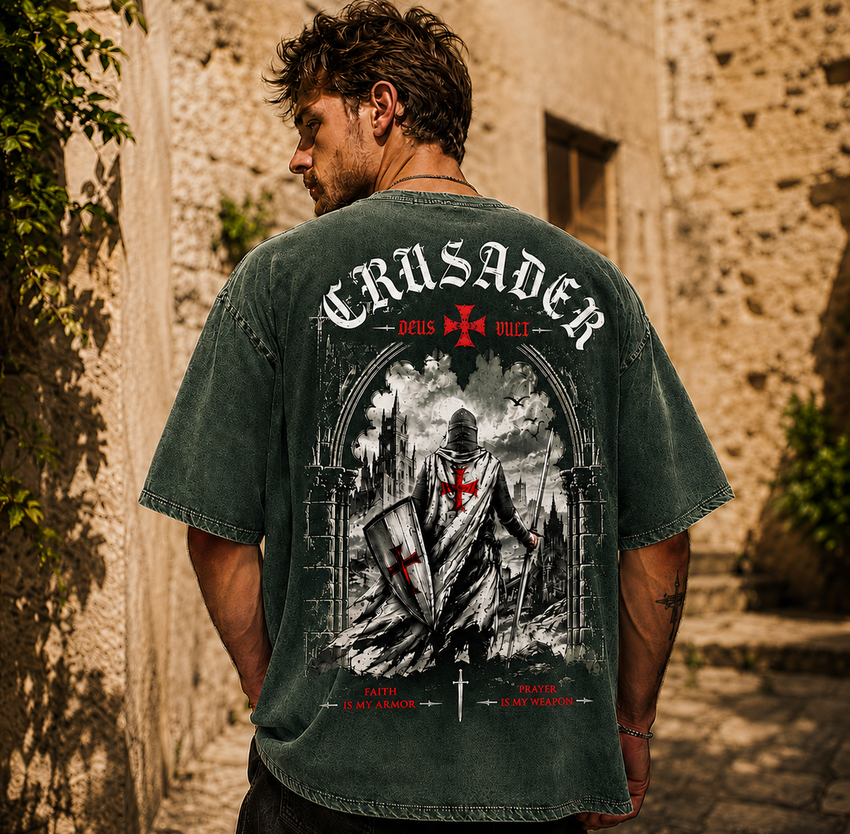 Crusader Vintage Oversized Tee