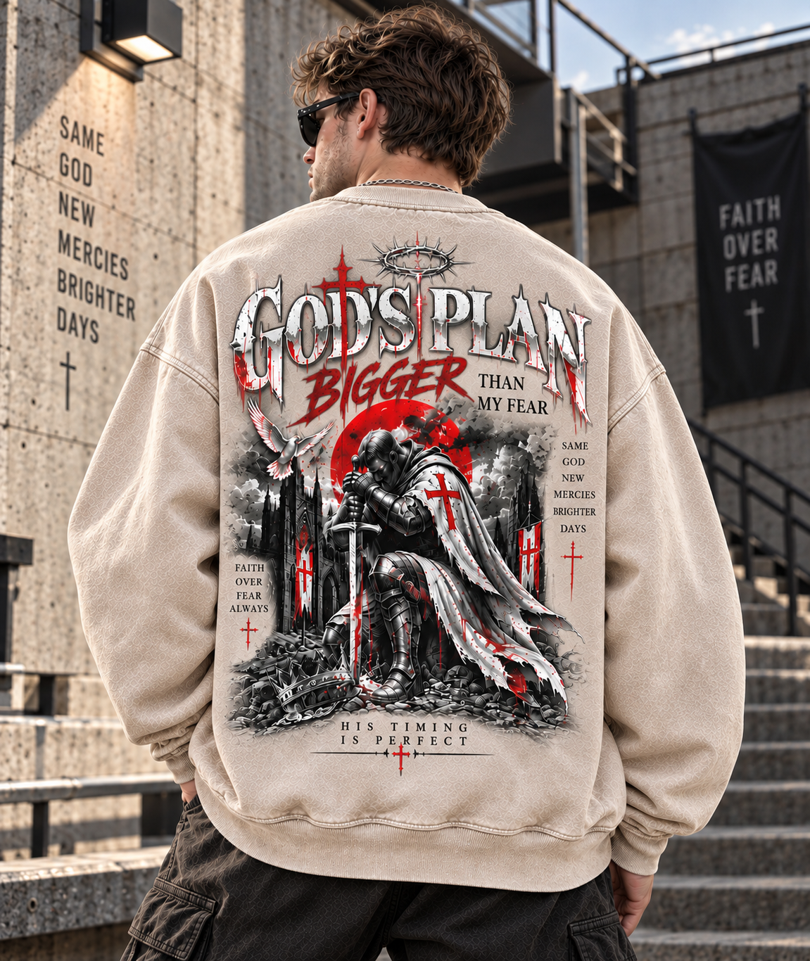 God’s Plan Vintage Faith Sweatshirt