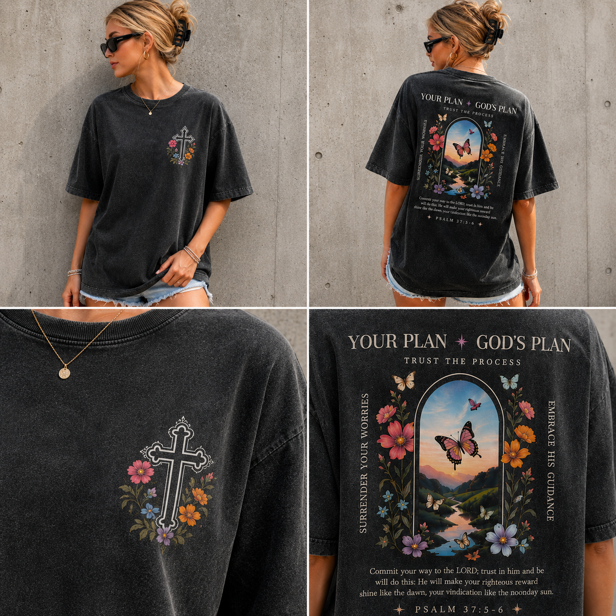 Women’s Trust The Process Vintage Graphic Tee