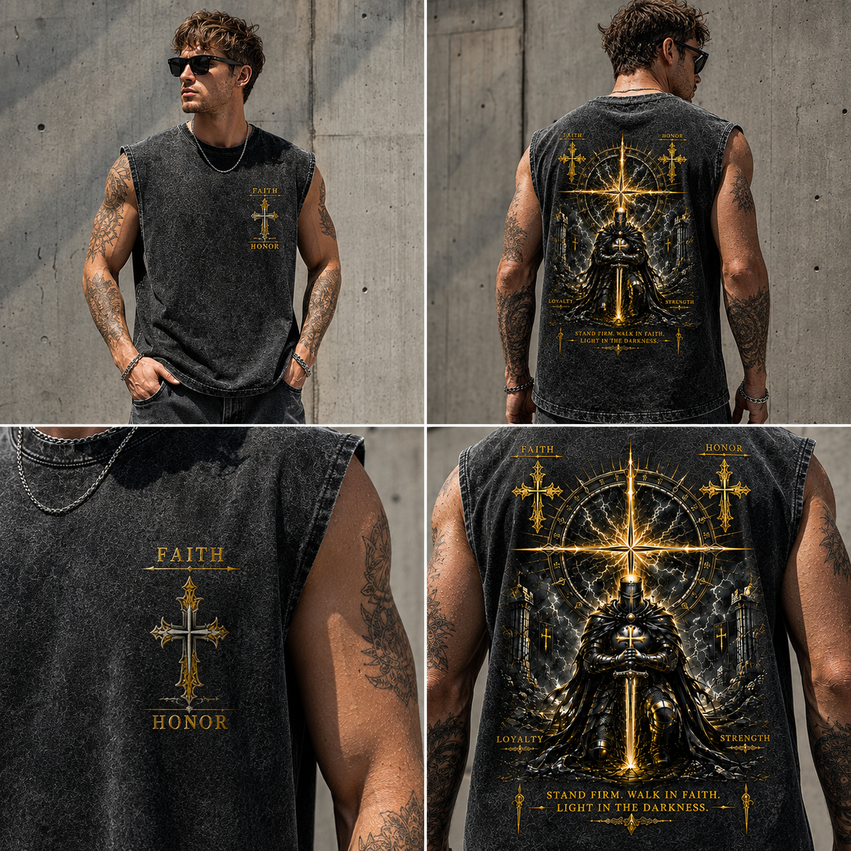 Faith & Honor Knight Tank Top