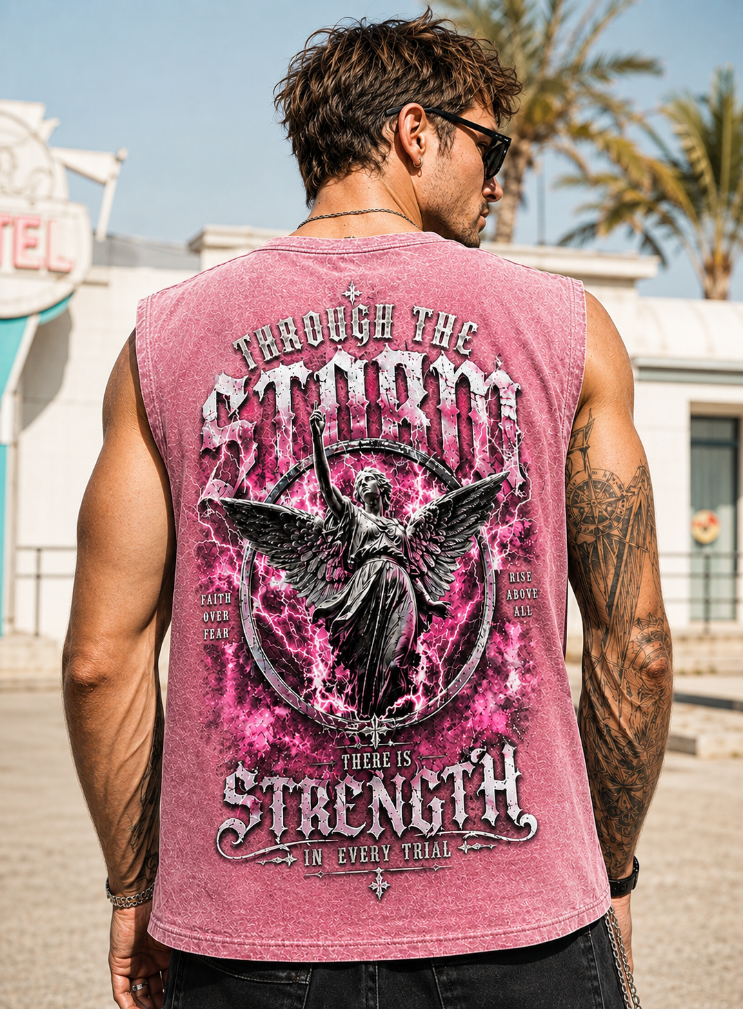 Through the Storm Angel Washed Tee